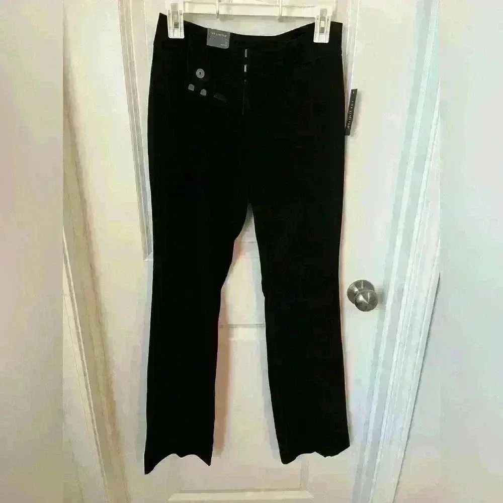 The Limited Black Bootcut Dress Pants Size 0 NWT